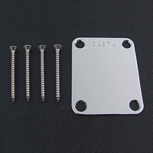 Serial Numbered Chrome Strat Neck Plate