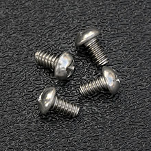 Stainless Steel Phillips Round Head Selector Switch Mounting Screws, #6-32 x 1/4''