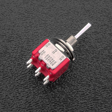 SW7211 - DPDT On/On/On Mini-Toggle Switch, 1/4'' Mounting