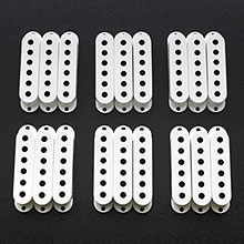 099-2034-000 Fender Stratocaster White Pickup Cover Lot of 18